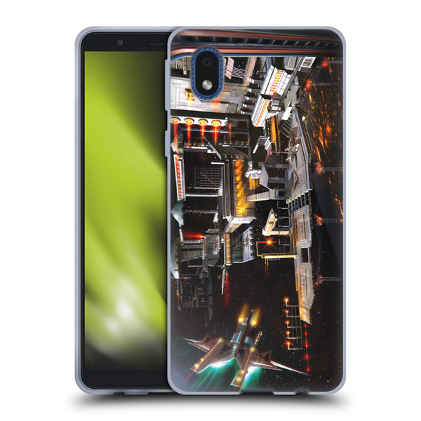 Anthony Christou Art Space Station Soft Gel Case for Samsung Galaxy A01 Core (2020)