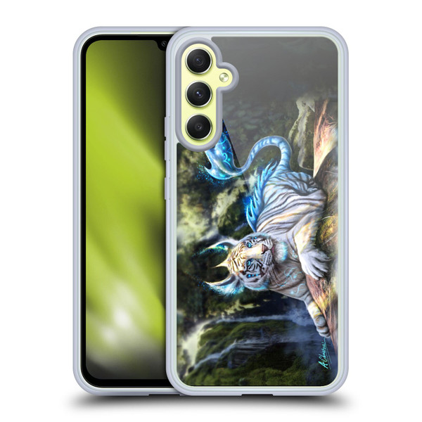 Anthony Christou Art Water Tiger Soft Gel Case for Samsung Galaxy A34 5G