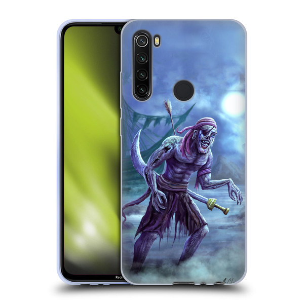 Anthony Christou Art Zombie Pirate Soft Gel Case for Xiaomi Redmi Note 8T