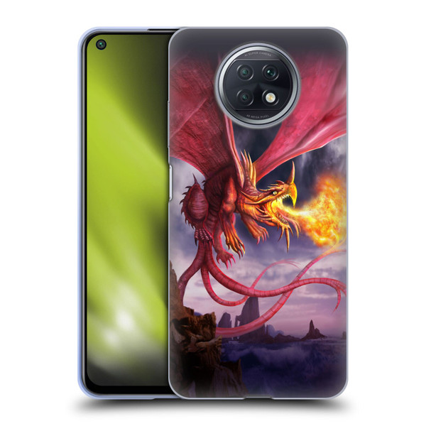 Anthony Christou Art Fire Dragon Soft Gel Case for Xiaomi Redmi Note 9T 5G