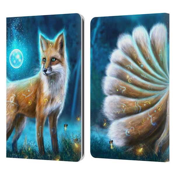 Anthony Christou Fantasy Art Magic Fox In Moonlight Leather Book Wallet Case Cover For Amazon Kindle Paperwhite 1 / 2 / 3