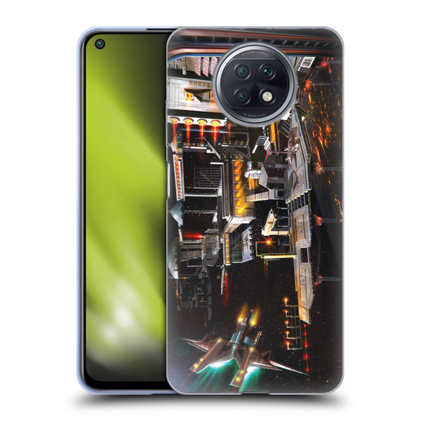 Anthony Christou Art Space Station Soft Gel Case for Xiaomi Redmi Note 9T 5G