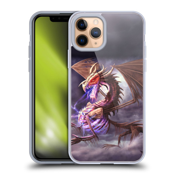 Anthony Christou Fantasy Art Bone Dragon Soft Gel Case for Apple iPhone 11 Pro