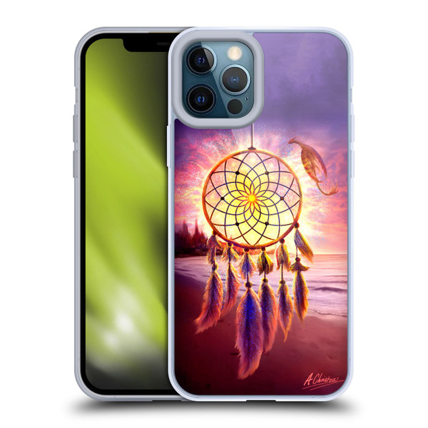 Anthony Christou Fantasy Art Beach Dragon Dream Catcher Soft Gel Case for Apple iPhone 12 Pro Max