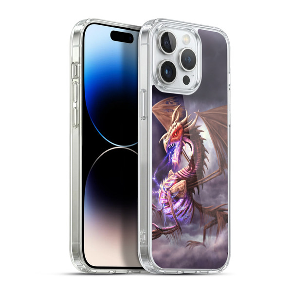 Anthony Christou Fantasy Art Bone Dragon Soft Gel Case for Apple iPhone 13 Pro Max & MagSafe