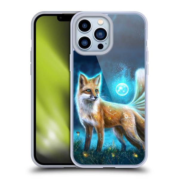Anthony Christou Fantasy Art Magic Fox In Moonlight Soft Gel Case for Apple iPhone 13 Pro Max