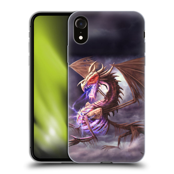 Anthony Christou Fantasy Art Bone Dragon Soft Gel Case for Apple iPhone XR