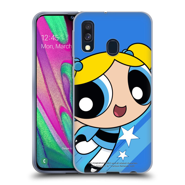 The Powerpuff Girls Graphics Bubbles Soft Gel Case for Samsung Galaxy A40 (2019)