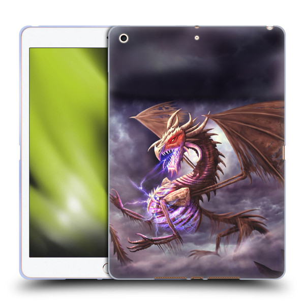 Anthony Christou Fantasy Art Bone Dragon Soft Gel Case for Apple iPad 10.2 2019/2020/2021