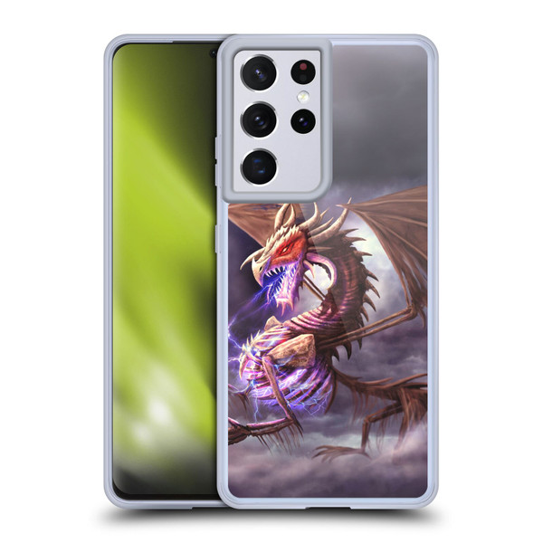 Anthony Christou Fantasy Art Bone Dragon Soft Gel Case for Samsung Galaxy S21 Ultra 5G