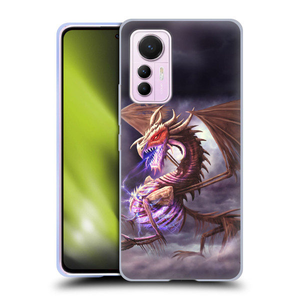 Anthony Christou Fantasy Art Bone Dragon Soft Gel Case for Xiaomi 12 Lite