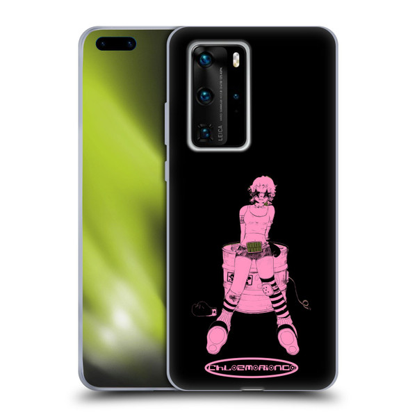 Chloe Moriondo Graphics Pink Soft Gel Case for Huawei P40 Pro / P40 Pro Plus 5G
