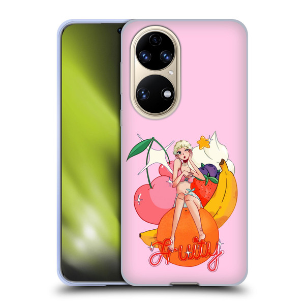 Chloe Moriondo Graphics Fruity Soft Gel Case for Huawei P50