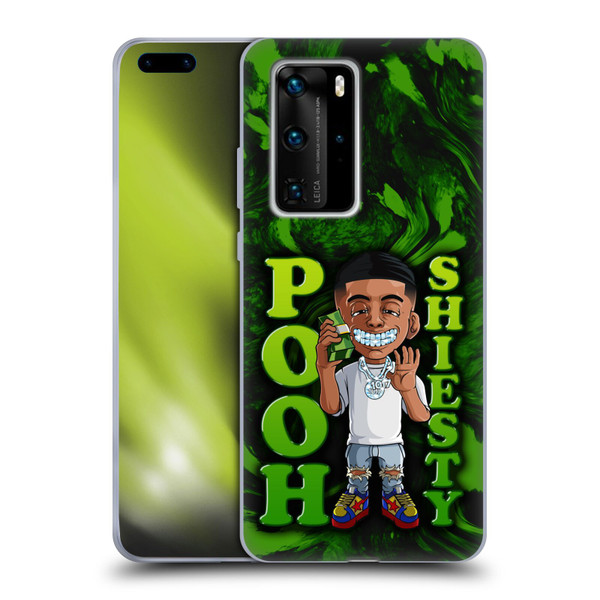 Pooh Shiesty Graphics Green Soft Gel Case for Huawei P40 Pro / P40 Pro Plus 5G
