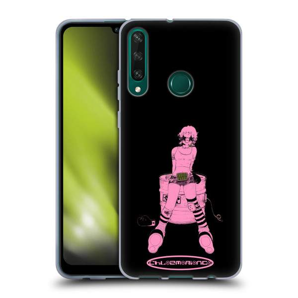 Chloe Moriondo Graphics Pink Soft Gel Case for Huawei Y6p