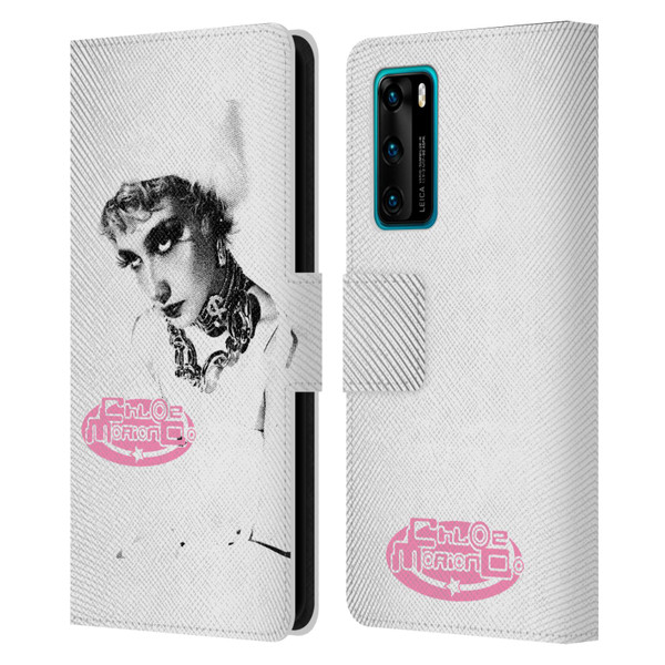 Chloe Moriondo Graphics Portrait Leather Book Wallet Case Cover For Huawei P40 5G