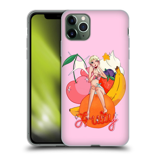 Chloe Moriondo Graphics Fruity Soft Gel Case for Apple iPhone 11 Pro Max