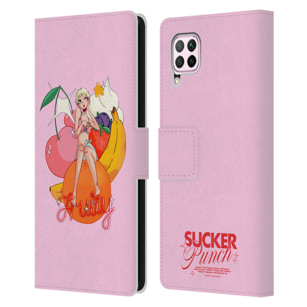 Chloe Moriondo Graphics Fruity Leather Book Wallet Case Cover For Huawei Nova 6 SE / P40 Lite