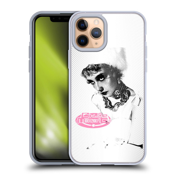 Chloe Moriondo Graphics Portrait Soft Gel Case for Apple iPhone 11 Pro