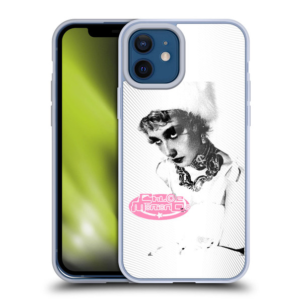 Chloe Moriondo Graphics Portrait Soft Gel Case for Apple iPhone 12 / iPhone 12 Pro