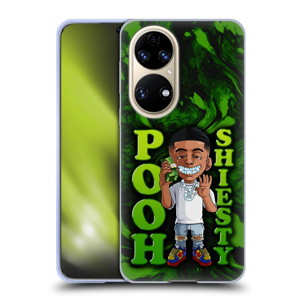 Pooh Shiesty Graphics Green Soft Gel Case for Huawei P50
