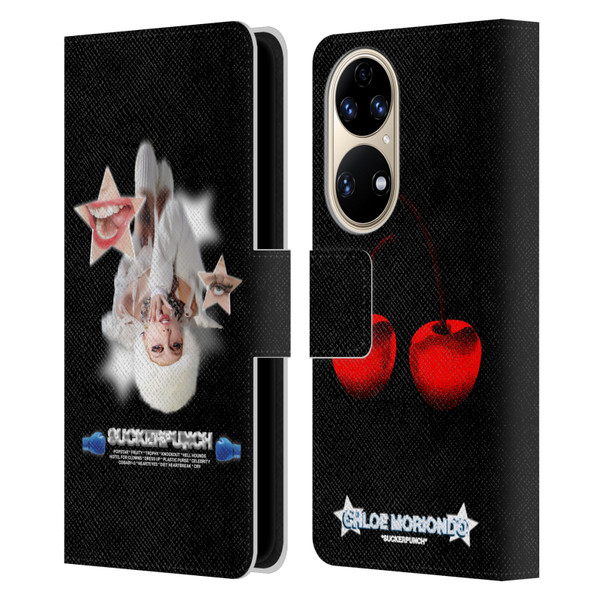 Chloe Moriondo Graphics Album Leather Book Wallet Case Cover For Huawei P50