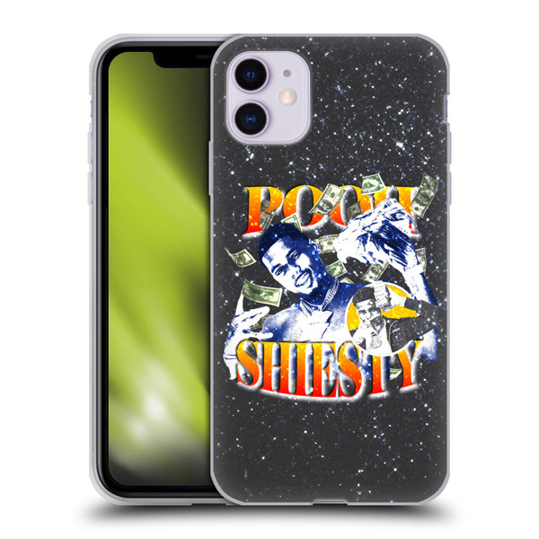 Pooh Shiesty Graphics Art Soft Gel Case for Apple iPhone 11