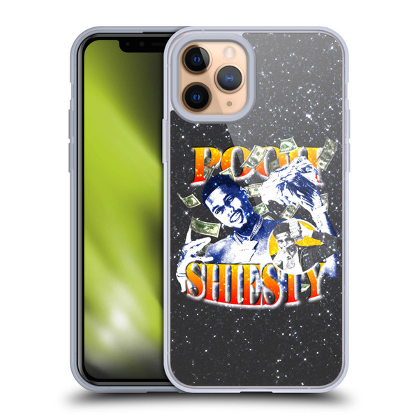 Pooh Shiesty Graphics Art Soft Gel Case for Apple iPhone 11 Pro