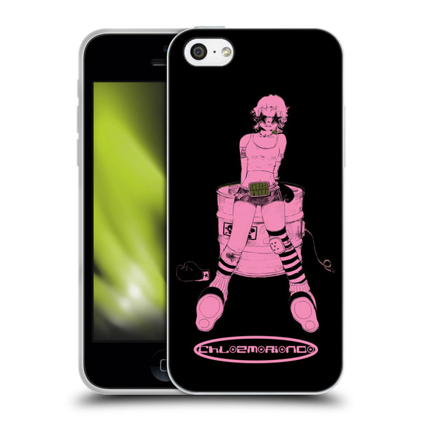 Chloe Moriondo Graphics Pink Soft Gel Case for Apple iPhone 5c