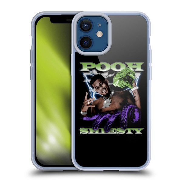 Pooh Shiesty Graphics Photo Soft Gel Case for Apple iPhone 12 Mini