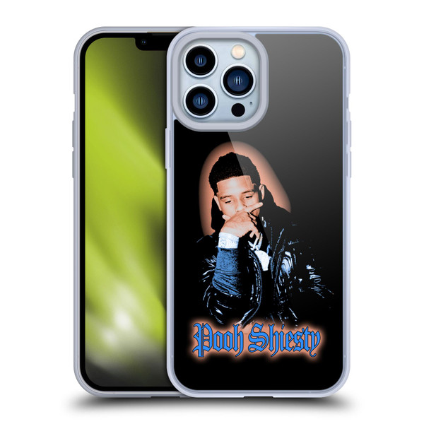 Pooh Shiesty Graphics Light Soft Gel Case for Apple iPhone 13 Pro Max