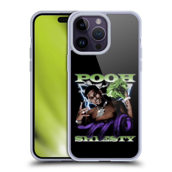 Pooh Shiesty Graphics Photo Soft Gel Case for Apple iPhone 14 Pro Max