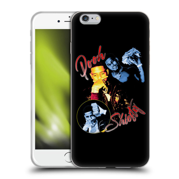 Pooh Shiesty Graphics Money Soft Gel Case for Apple iPhone 6 Plus / iPhone 6s Plus