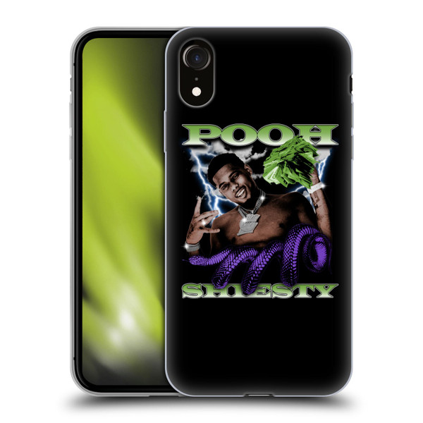 Pooh Shiesty Graphics Photo Soft Gel Case for Apple iPhone XR