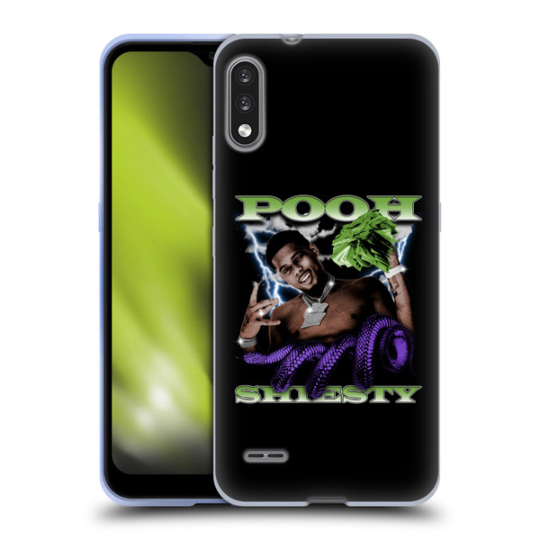 Pooh Shiesty Graphics Photo Soft Gel Case for LG K22