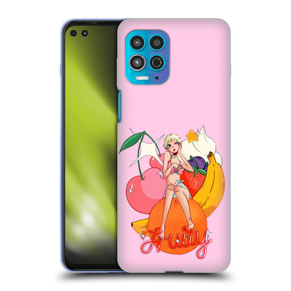 Chloe Moriondo Graphics Fruity Soft Gel Case for Motorola Moto G100