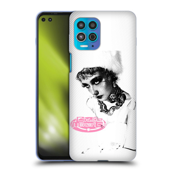 Chloe Moriondo Graphics Portrait Soft Gel Case for Motorola Moto G100