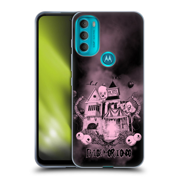 Chloe Moriondo Graphics Hotel Soft Gel Case for Motorola Moto G71 5G