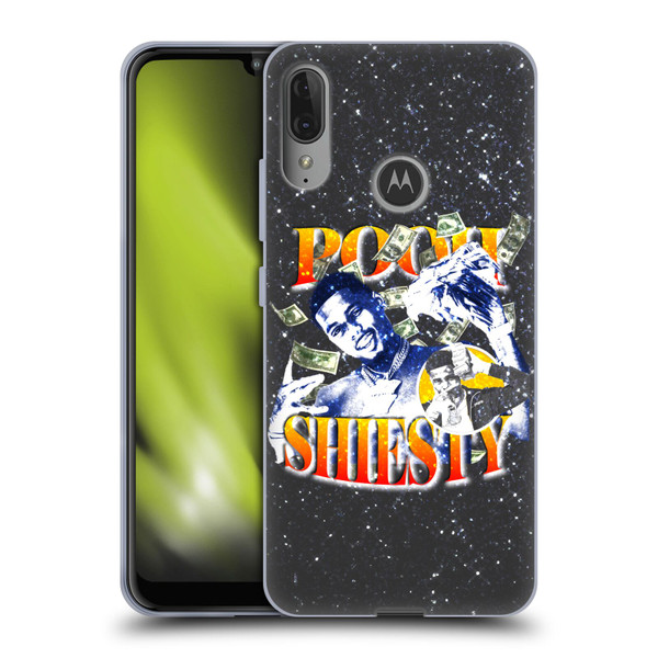 Pooh Shiesty Graphics Art Soft Gel Case for Motorola Moto E6 Plus