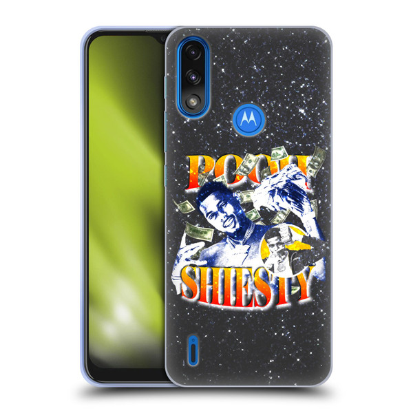 Pooh Shiesty Graphics Art Soft Gel Case for Motorola Moto E7 Power / Moto E7i Power