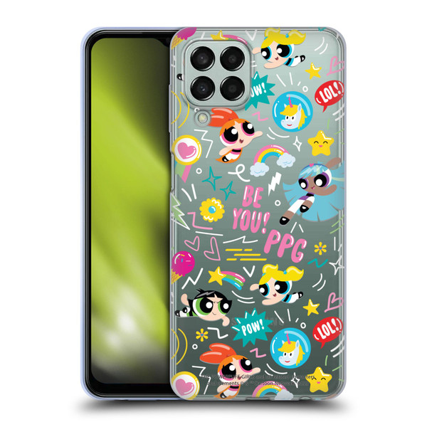 The Powerpuff Girls Graphics Icons Soft Gel Case for Samsung Galaxy M33 (2022)