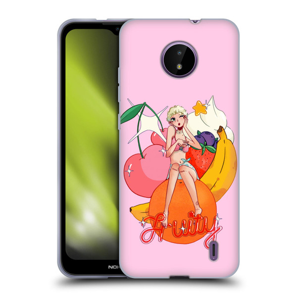 Chloe Moriondo Graphics Fruity Soft Gel Case for Nokia C10 / C20
