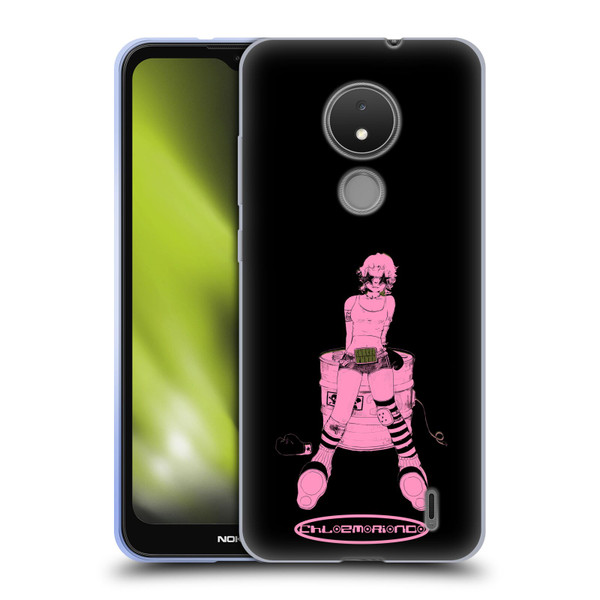 Chloe Moriondo Graphics Pink Soft Gel Case for Nokia C21