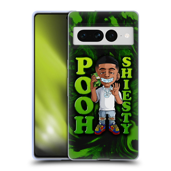 Pooh Shiesty Graphics Green Soft Gel Case for Google Pixel 7 Pro