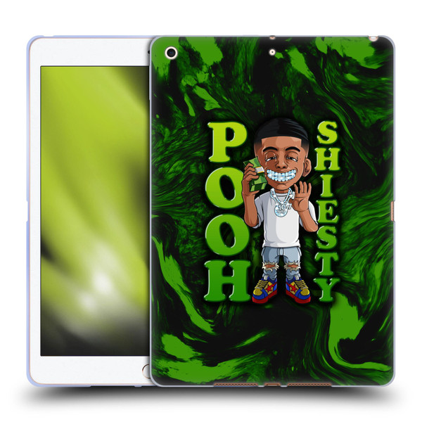 Pooh Shiesty Graphics Green Soft Gel Case for Apple iPad 10.2 2019/2020/2021
