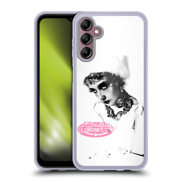 Chloe Moriondo Graphics Portrait Soft Gel Case for Samsung Galaxy A14 5G