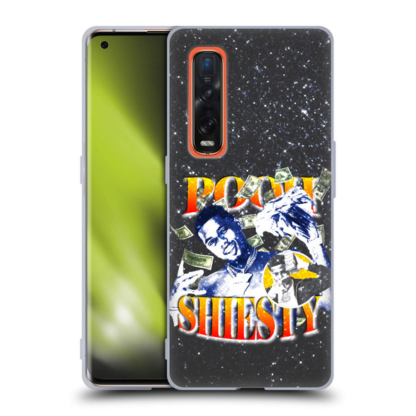 Pooh Shiesty Graphics Art Soft Gel Case for OPPO Find X2 Pro 5G