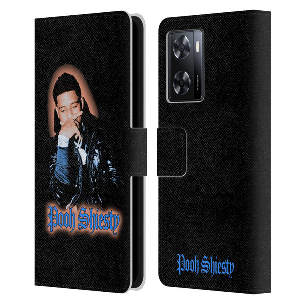 Pooh Shiesty Graphics Light Leather Book Wallet Case Cover For OPPO A57s