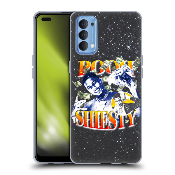 Pooh Shiesty Graphics Art Soft Gel Case for OPPO Reno 4 5G