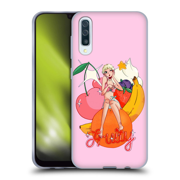 Chloe Moriondo Graphics Fruity Soft Gel Case for Samsung Galaxy A50/A30s (2019)